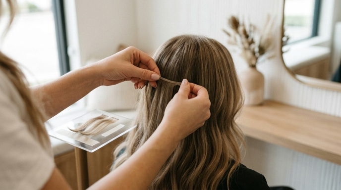 Close-up of diverse hair strands with various textures, highlighting the need for Personalized Hair Solutions
