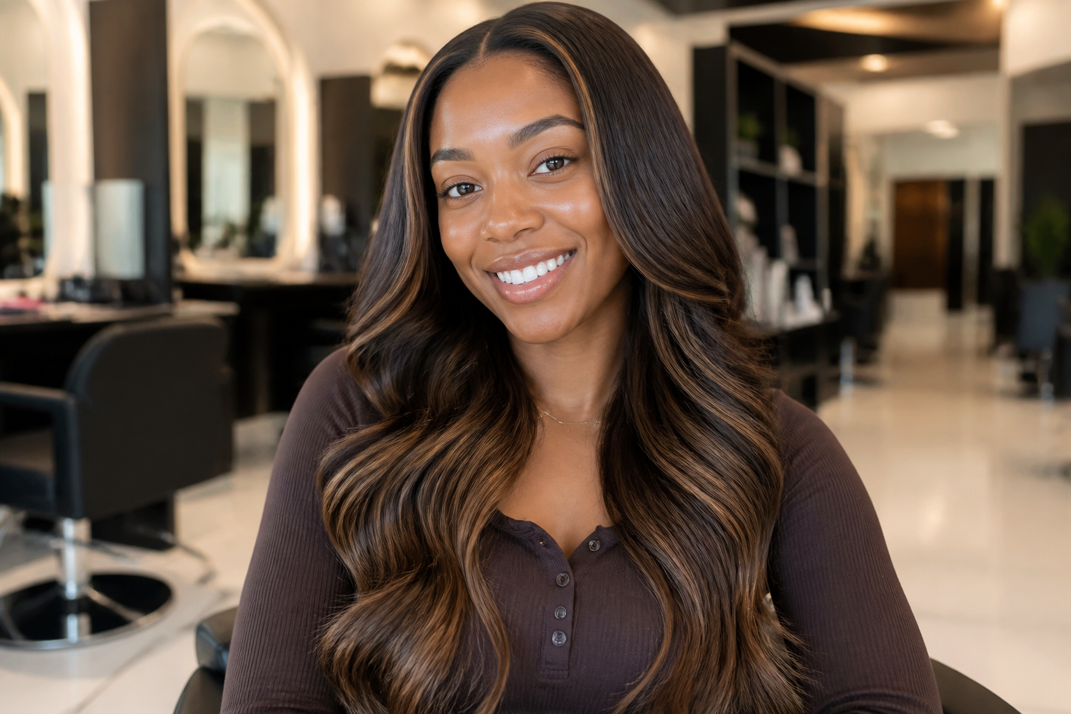 Pain-Free Maintenance: 6 Ultimate Secrets for Hair... 4 Close-up of hands delicately performing a hair extension maintenance task, emphasizing precision and a pain-free approach.