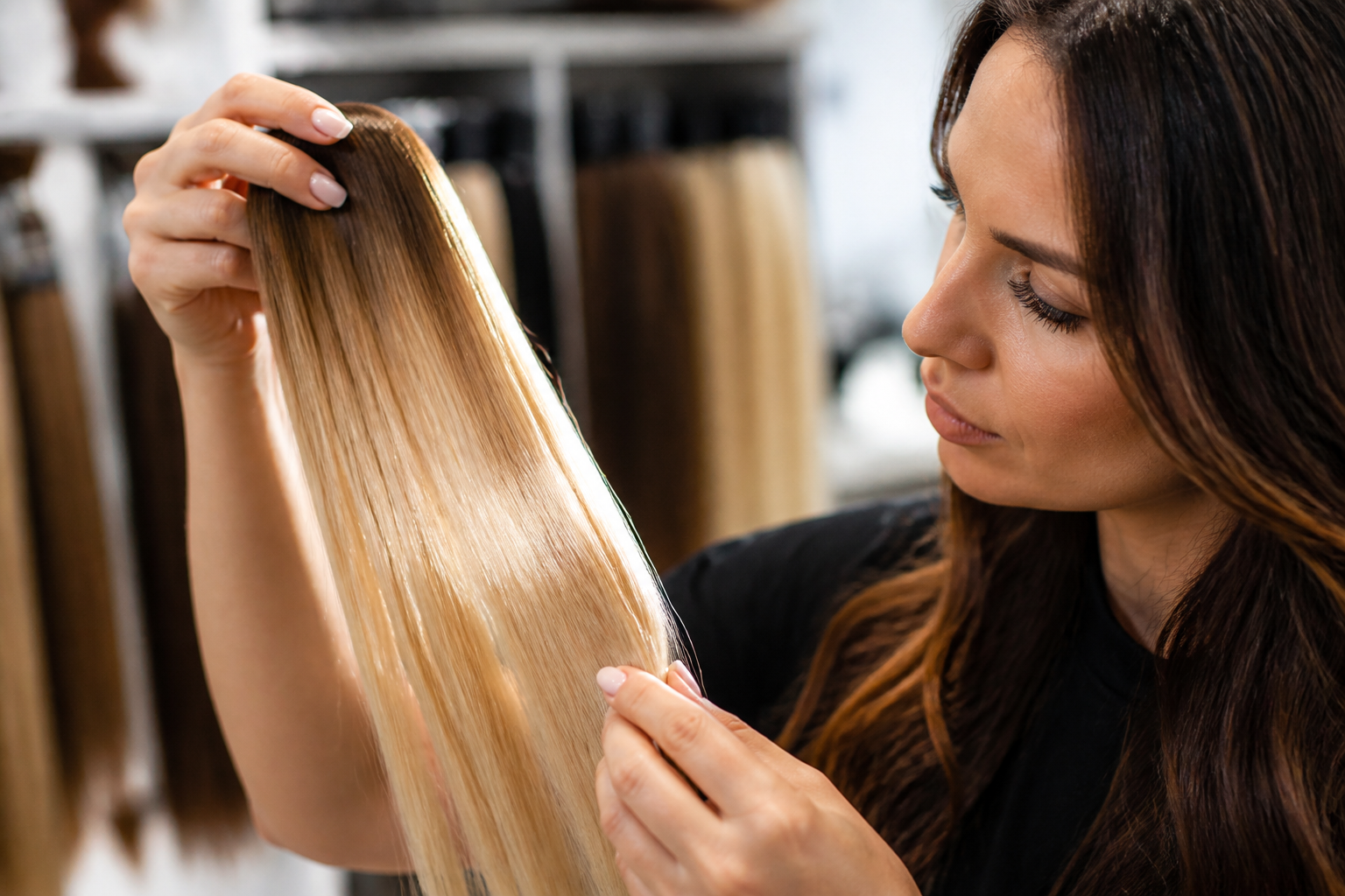 premium hair extension materials
